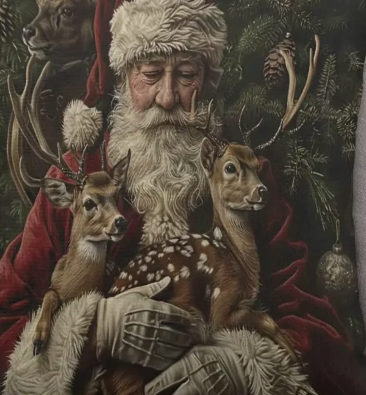 Moșul și fiarele pădurii