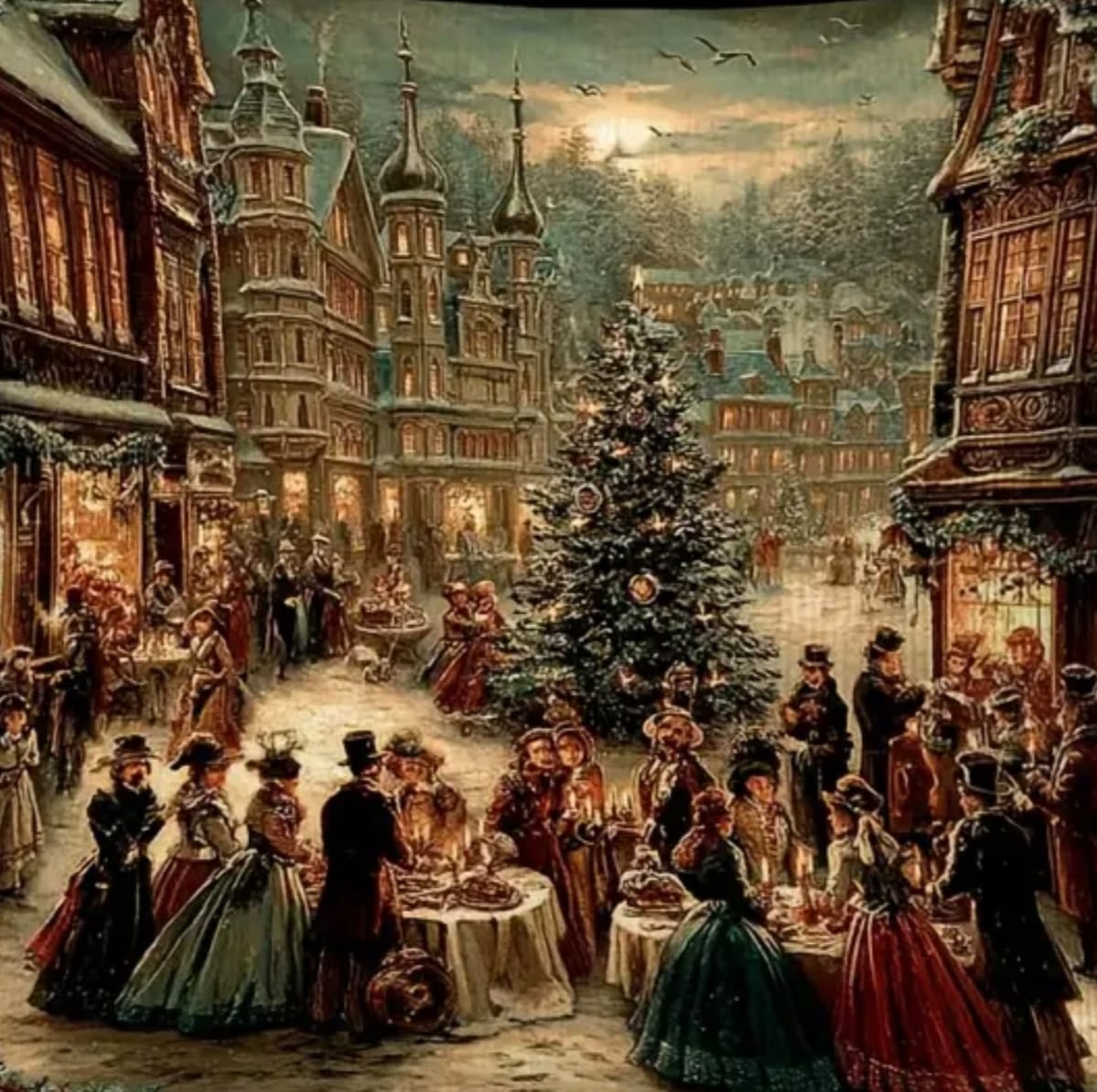 Peisaj victorian de iarnă