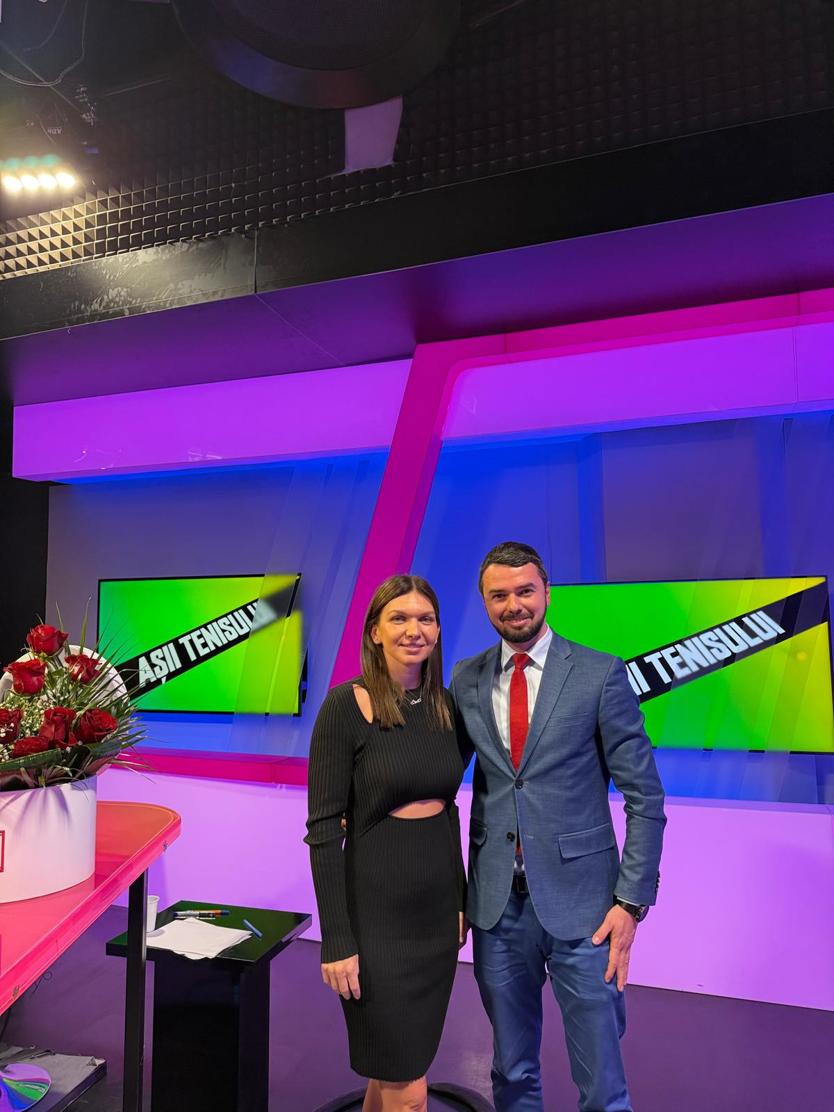 In studiou cu Simona Halep