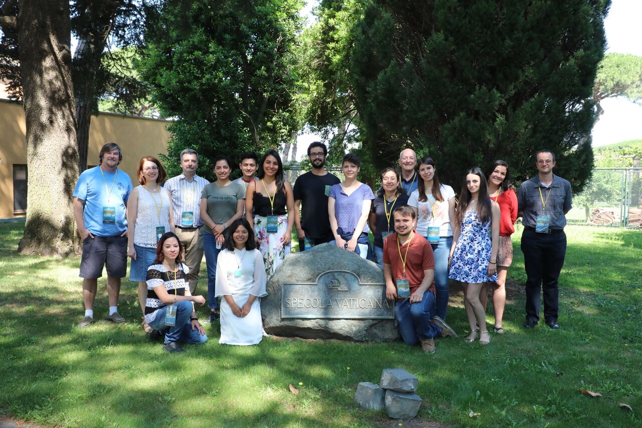 La Vatican Observatory Summer School - Castel Gandolfo, Italia 2018, unde am predat cursuri pe o perioada de trei saptamani (unul dintre cei patru profesori invitați)