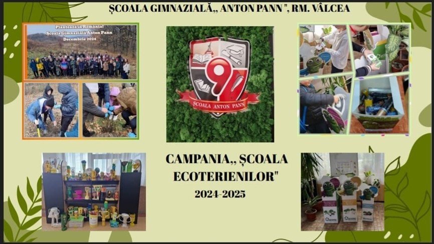 Locul II - ȘCOALA GIMNAZIALĂ ANTON PANN, MUN. RM. VALCEA