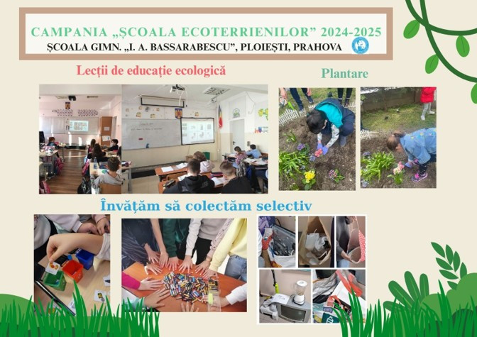 Locul VII - ȘCOALA GIMNAZIALĂ I.A.BASSARABESCU PLOIEȘTI