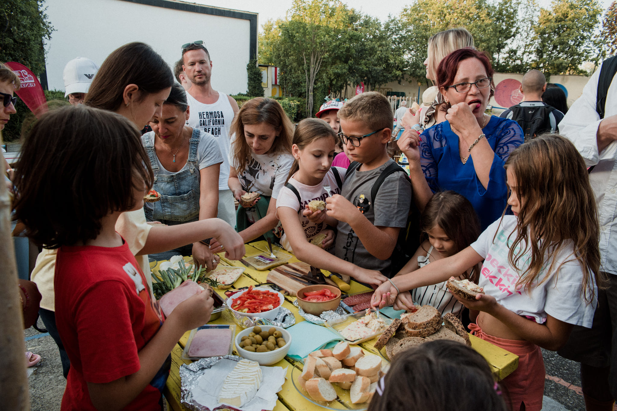 Masa comunitară la Eforie Colorat