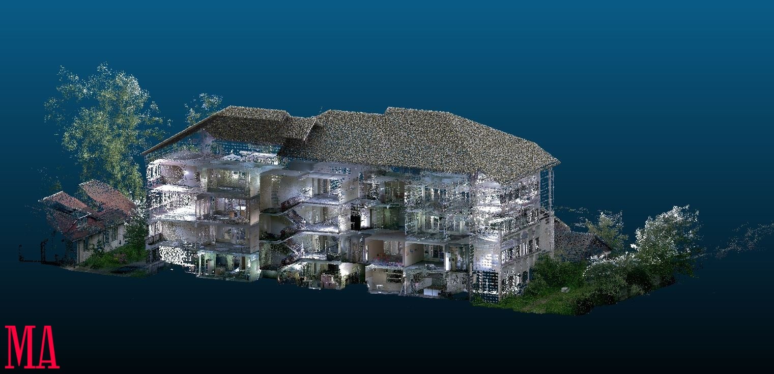 Cămin spital Sighet scanat 3d