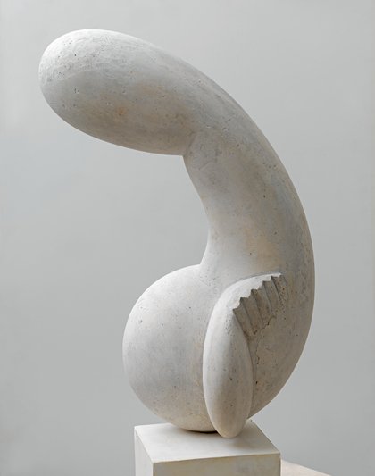Constantin Brancusi, Princesse X, 1915-1916, Gips, Foto: Centre Pompidou, MNAM-CCI/Georges Meguerditchian/Dist. GrandPalaisRmn, © Succession Brancusi - All rights reserved / VG Bild-Kunst, Bonn 2025